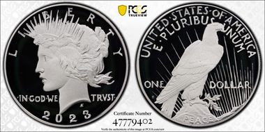2023-S $1 Peace Dollar First Strike PR69DCAM