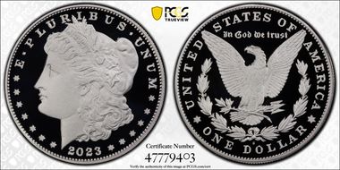 2023-S $1 Morgan Dollar First Strike PR70DCAM