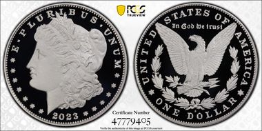 2023-S $1 Morgan Dollar First Strike PR70DCAM