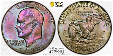 1974 $1 MS65
