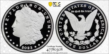 2023-S $1 Morgan Dollar First Strike PR70DCAM