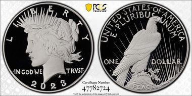 2023-S $1 Peace Dollar First Strike PR70DCAM
