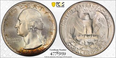 1944-S 25C DDO, FS-101 MS67