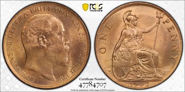 1902 1D S-3990 MS65RD