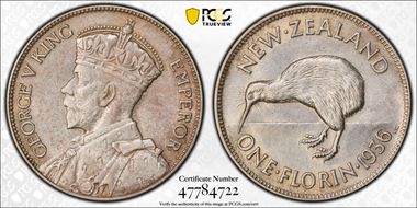 1936 Florin KM-4  Ag AU55