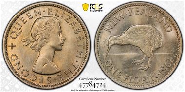 1962 Florin MS66