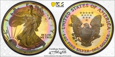 1995-P $1 Silver Eagle PR68DCAM