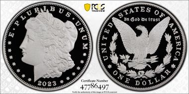2023-S $1 Morgan Dollar First Strike PR70DCAM