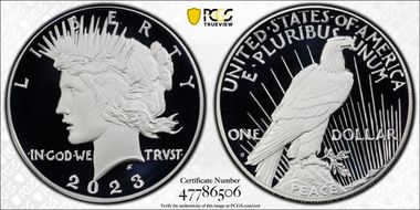2023-S $1 Peace Dollar PR70DCAM