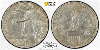 1915-S 50C Panama-Pacific N1