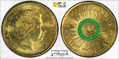 2014 $2 Remembrance - Colorized MS64