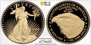 2023-W $50 Gold Eagle PR70DCAM