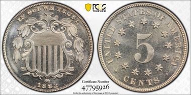 1883 5C Shield PR65