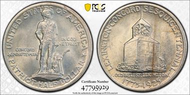 1925 50C Lexington MS64