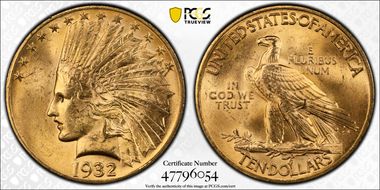 1932 $10 MS64