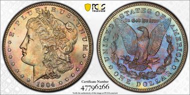1904 $1 MS66+ 