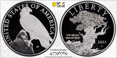 2023-P Medal American Liberty First Strike PR70DCAM