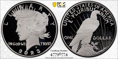 2023-S $1 Peace Dollar First Strike PR70DCAM