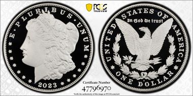 2023-S $1 Morgan Dollar First Strike PR70DCAM