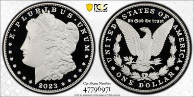 2023-S $1 Morgan Dollar First Strike PR70DCAM