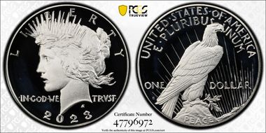 2023-S $1 Peace Dollar First Strike PR69DCAM