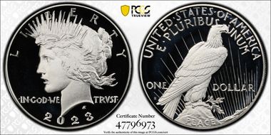 2023-S $1 Peace Dollar First Strike PR69DCAM