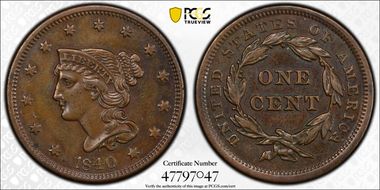 1840 1C Large Date N1BN