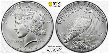 2023 $1 Peace Dollar MS69