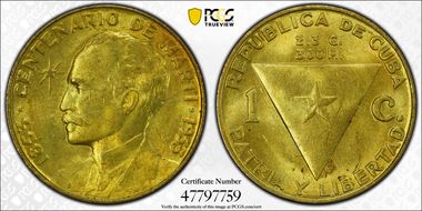 1953 1C Jose Marti MS64