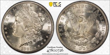 1882-S $1 MS67+