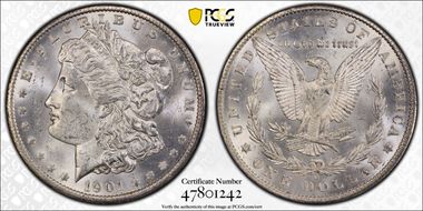 1901-O $1 MS63