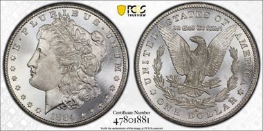 1884-CC $1 MS66+