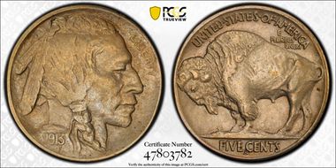 1913-S 5C Type 2 AU53