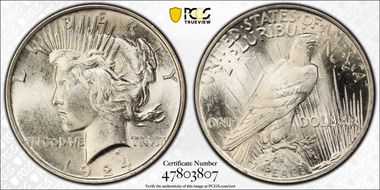 1924 $1 MS67