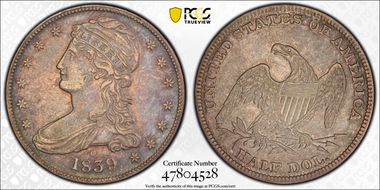 1839-O 50C GR-1, RPM AU53