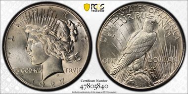 1927 $1 MS61