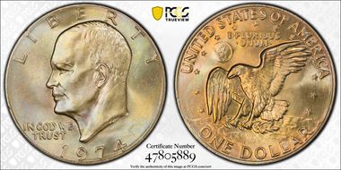 1974 $1 MS67
