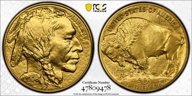 2008 $50 American Buffalo .9999 Fine Gold MS69