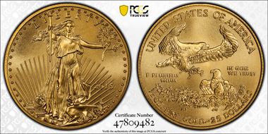 2015 $25 Gold Eagle MS69