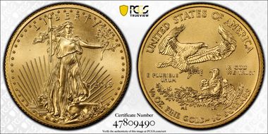 2015 $10 Gold Eagle MS69