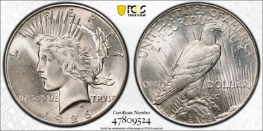 1926 $1 MS66