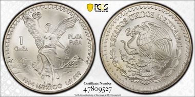 1994-Mo Onza Libertad Ag MS68