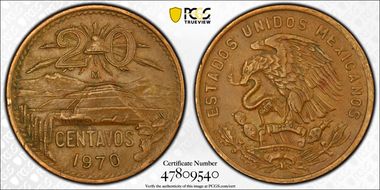 1970-Mo 20C AU50BN
