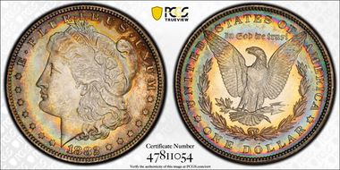 1882 $1 MS63