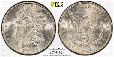 1882-S $1 MS62