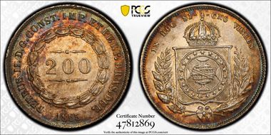 1855 200 R Beads on crown MS62