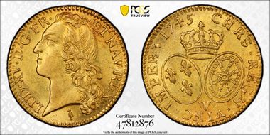 1745-W L.D'Or Gad-341 MS62