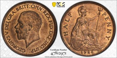 1928 1/2D S-4058 MS64RB