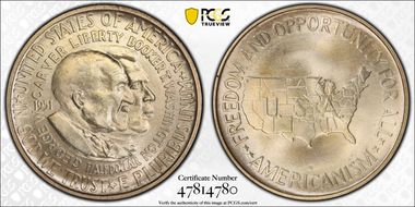 1951-D 50C Washington-Carver MS66+