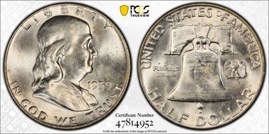 1959 50C "Goiter" FS-402 MS64FBL